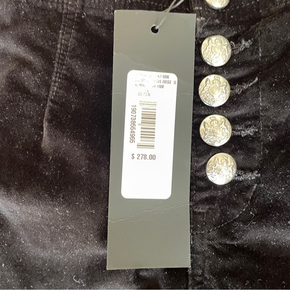 Veronica Beard Velvet Debbie Skinny High Rise Jeans SZ 00 - Picture 10 of 13